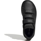 adidas Advantage Court Lifestyle Hook-and-Loop Sneakers uniseks-kind, Core Black/Core Black/Grey Six, 32 EU