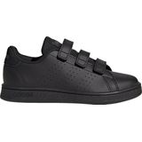 adidas Advantage Court Lifestyle Hook-and-Loop Sneakers uniseks-kind, Core Black/Core Black/Grey Six, 32 EU