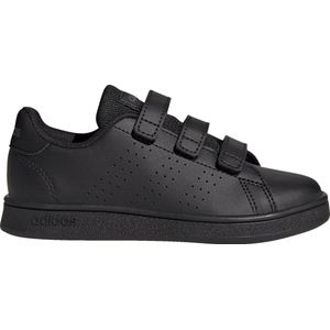 adidas Advantage Court Lifestyle Hook-and-Loop Sneakers uniseks-kind, Core Black/Core Black/Grey Six, 33 EU