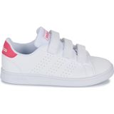 adidas - Advantage Court - Lifestyle Schoenen - Wit - Klittenbandsluiting, Synthetisch Bovenwerk