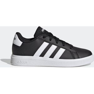 adidas Uniseks-Kind Grand Court Sneakers, Core Black/Ftwr White/Core Black, 36 2/3 EU
