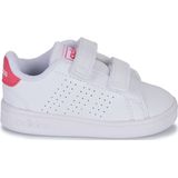 adidas Advantage Lifestyle Court Two Hook-and-Loop Sneakers uniseks-baby, Ftwr White/Real Pink/Core Black, 26 EU