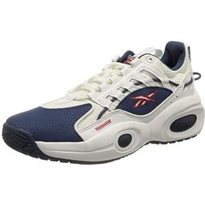 Reebok Jongen Oplossing Mid Sneakers, Ftwr Witte Batik Blauw Vector Rood