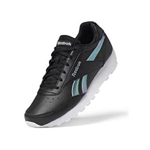 Reebok Rewind Run Damessneakers, zwart, wit, zilvermetallic, 37 EU