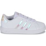 adidas Uniseks-Kind Grand Court Sneakers, Ftwr White/Iridescent/Ftwr White, 36 2/3 EU