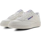 Reebok Classics Club C 85 Leren Sneakers Ecru/Kobaltblauw