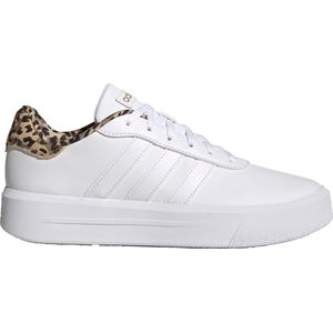 adidas Court Platform Sneakers dames, ftwr white/ftwr white/gold met., 38 2/3 EU