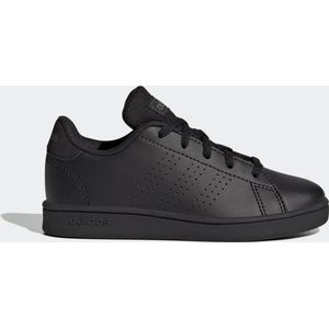 adidas Advantage Lifestyle Court Lace Sneakers uniseks-kind, Core Black/Core Black/Grey Six, 36 2/3 EU