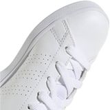 adidas Advantage Lifestyle Court Lace Sneakers uniseks-kind, Ftwr White/Green/Core Black, 36 2/3 EU