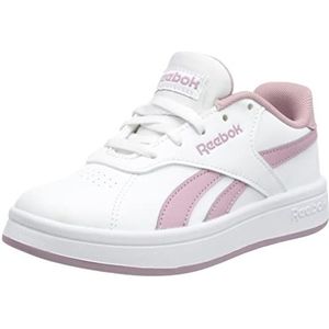 Reebok Baby-jongens AM Court sneaker, FTWR White/Infused Lilac/FTWR White, 26 EU, Ftwr White Infused Lilac Ftwr White, 26 EU