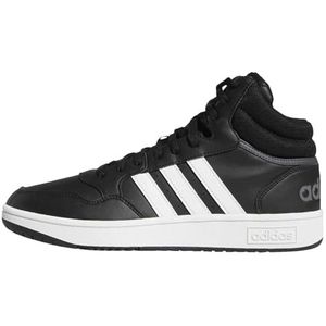 adidas Hoops 3.0 Mid Classic Vintage Shoes Sneakers heren, core black/ftwr white/grey six, 36 2/3 EU