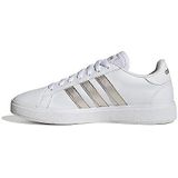 adidas Grand Court dames Sneaker,Ftwwht/Plamet/Ftwwht,39 1/3 EU