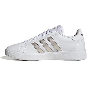 adidas Grand Court dames Sneaker,Ftwwht/Plamet/Ftwwht,38 2/3 EU