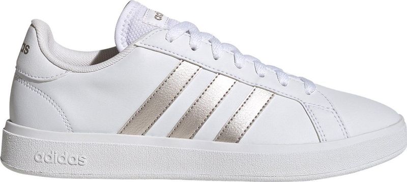 adidas - Grand Court TD - Lifestyle Schoenen - Wit - Synthetisch Leer
