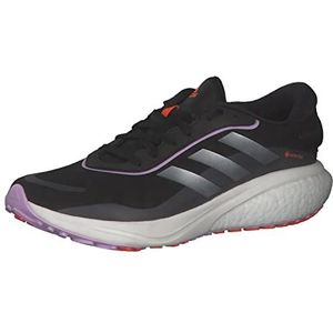 adidas Supernova GTX W Damessneakers, Core Black Silver Met Impact Oranje, 36.5 EU