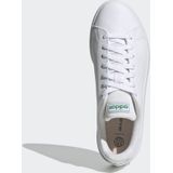adidas Advantage Base Court Lifestyle Shoes Sneakers heren, ftwr white ftwr white green, 48 EU