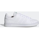 adidas Advantage Base Court Lifestyle Shoes Sneakers heren, ftwr white ftwr white green, 48 EU