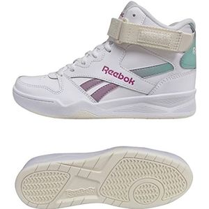 Reebok Heren Bb4500 Hi 2 Sneaker, Ftwr White Infused Lila Semi Classic Teal, 39 EU