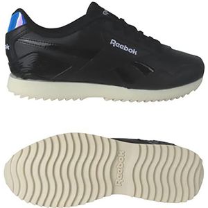 Reebok Heren Royal Glide Ripple Clip 2 Sneakers, Core Zwart Klassiek Wit Lucid Lila, 36.5 EU
