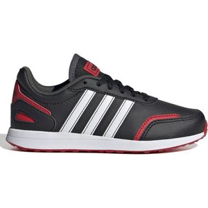 adidas VS Switch 3 Lifestyle Running Lace Sneakers uniseks-kind, core black/ftwr white/vivid red, 32 EU