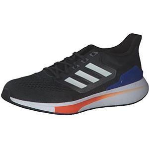 adidas Heren Eq21 Run Sneaker, Carbon/Owhite/Royblu, 40 2/3 EU, Carbon Owhite Royblu, 40.50 EU