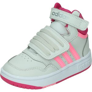 Adidas hoops mid in de kleur wit.