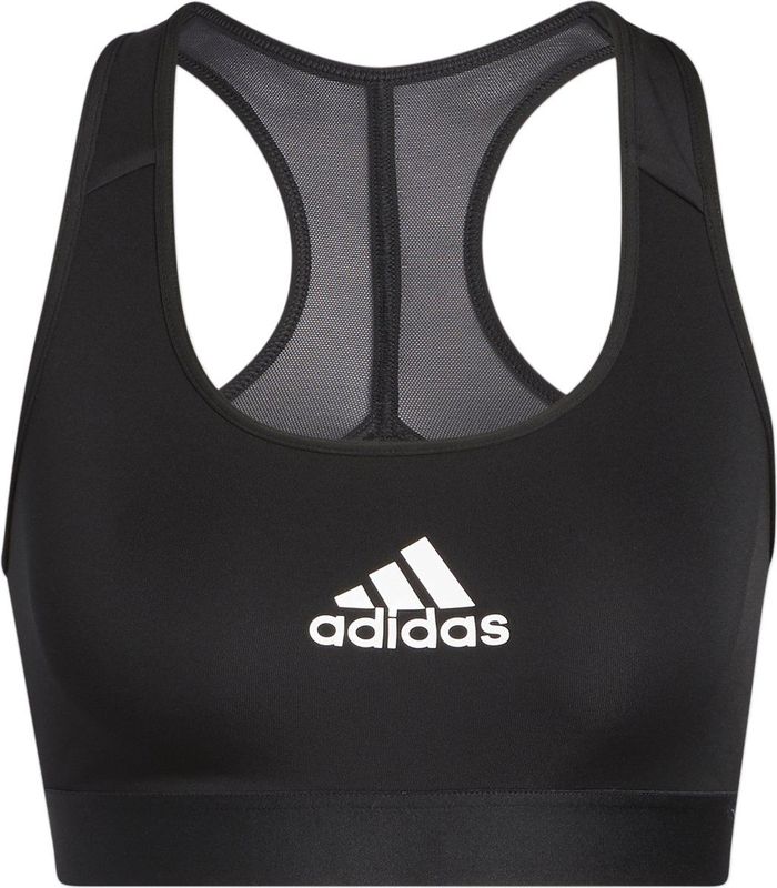 adidas Sportbeha Dames - Zwart - Lichtondersteuning
