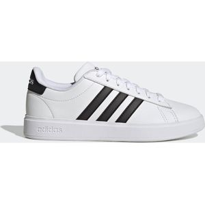 Adidas - Grand Court - Tennisschoenen - Wit - Synthetisch Leer - Gerecycled Materiaal