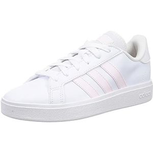 adidas Grand Court Base 2.0 dames sneakers, Ftwr Wit Almost Roze Ftwr Wit, 44 EU