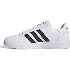 adidas - Grand Court - Lifestyle Schoenen - Wit - Synthetisch Leer