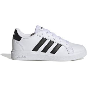 adidas Sportswear Grand Court Lifestyle Tennis Lace-Up Schoenen - Kinderen - Wit- 33 1/2