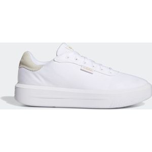 Adidas Court Platform CLN Sportschoenen voor dames, FTWBLA/Dormet/NEGB�áS, maat 38, Veelkleurig (Ftwbla Dormet Negbás), 38 EU