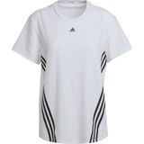 adidas - T-shirt - Zwart - 81% Gerecycled Polyester/14% Lyocell/5% Elasthaan
