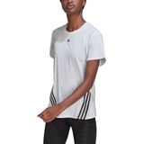 adidas - T-shirt - Zwart - 81% Gerecycled Polyester/14% Lyocell/5% Elasthaan