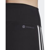 adidas - Performance Training Essentials 3-Stripes Korte Legging - Dames - Zwart - Gerecycled Polyester