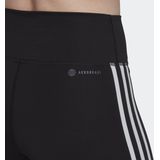adidas - Performance Training Essentials 3-Stripes Korte Legging - Dames - Zwart - Gerecycled Polyester