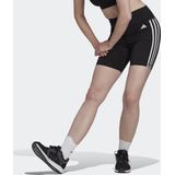 adidas - Performance Training Essentials 3-Stripes Korte Legging - Dames - Zwart - Gerecycled Polyester