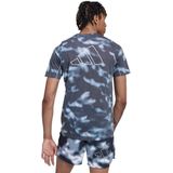 adidas - Hardloopshirt - Grafische Print - Zwart - 80% Gerecycled Polyester