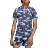 adidas - Hardloopshirt - Grafische Print - Zwart - 80% Gerecycled Polyester