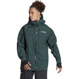 Adidas Terrex 3-Layer Snowboardjas Heren - Donkergroen