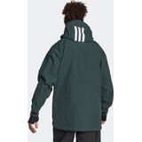 Adidas Terrex 3-Layer Snowboardjas Heren - Donkergroen