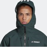 Adidas Terrex 3-Layer Snowboardjas Heren - Donkergroen