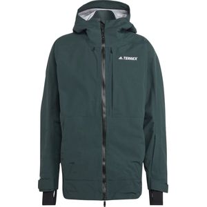 Adidas Terrex 3-Layer Snowboardjas Heren - Donkergroen