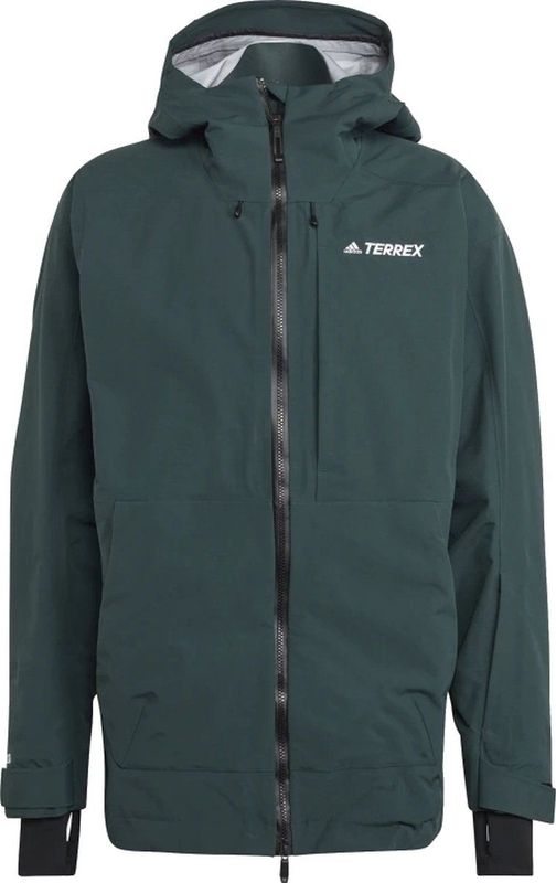 Adidas Terrex 3-Layer Snowboardjas Heren - Donkergroen