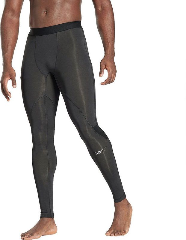 Reebok - Workout Ready - Compressie Leggings - Zwart - Voor Heren