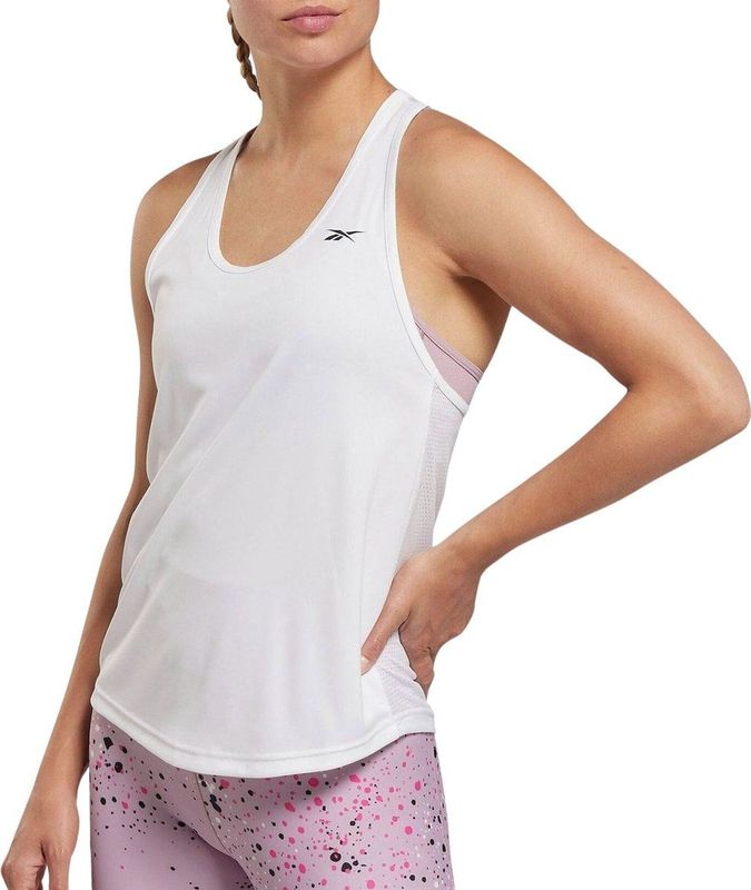 Reebok - Tanktop - Zwart - Polyester - Speedwick Technologie