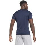 Reebok - SS Tech TEE - Heren Top - Blauw