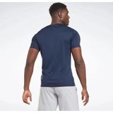 Reebok - SS Tech TEE - Heren Top - Blauw