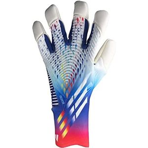 Adidas Unisex keeper handschoenen voor volwassenen Pred Gl Pro Hyb, wit/bruin/bruin/bruin/bruin/wit/bruin/zwart/EU-maat 7