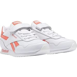 Reebok Babyjongens Royal Classic Jogger 3.0 1V sneakers, FTWR White/FTWR White/Semi Orange Flare, 26 EU, Ftwr White Ftwr White Semi Orange Flare, 26 EU